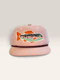 Cross Stitch Fish Applique Trucker