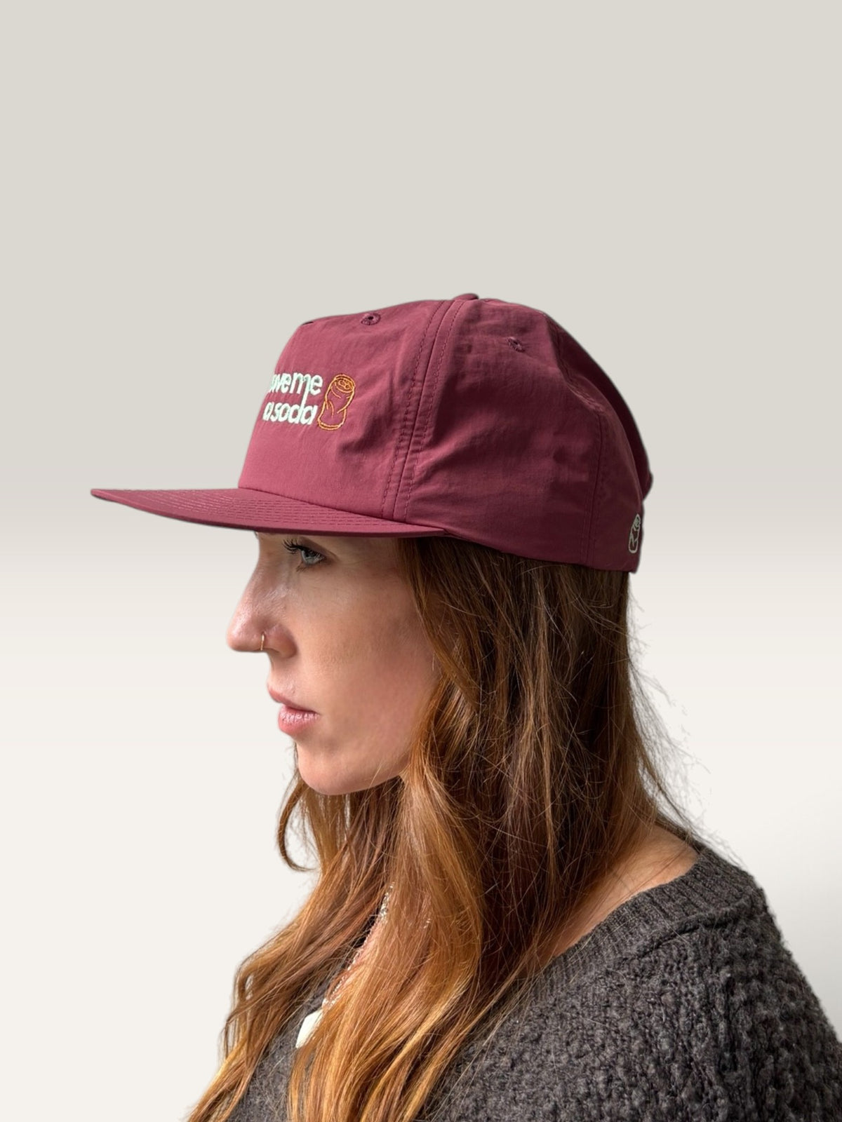 You Owe Me A Soda Hat — Original Nylon Snapback