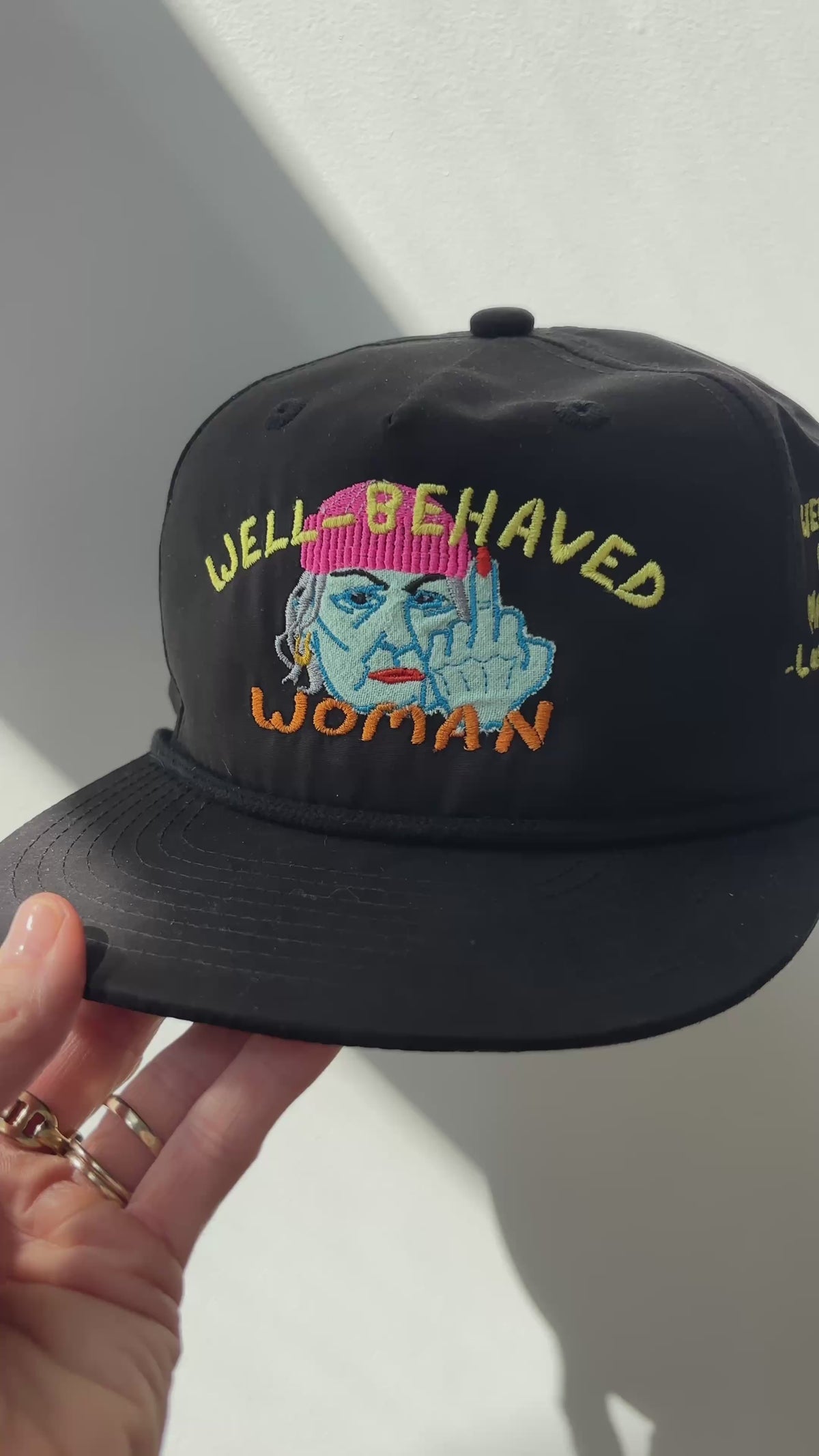 Well-Behaved Woman Hat